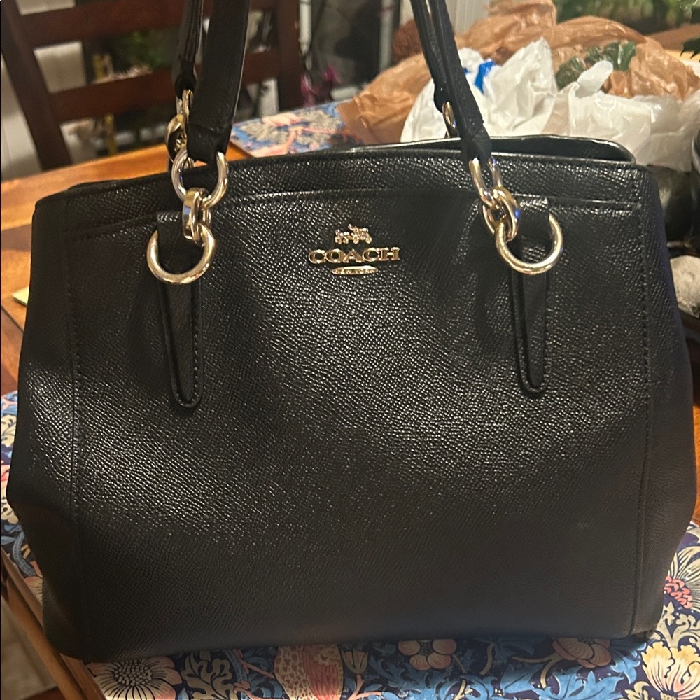 Coach Minerva  Leather Bag